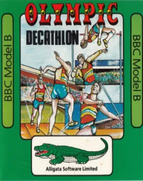 Olympic Decathlon (1985)(Alligata)[h 8-Bit] box cover front